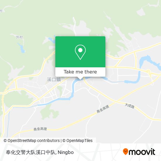 奉化交警大队溪口中队 map