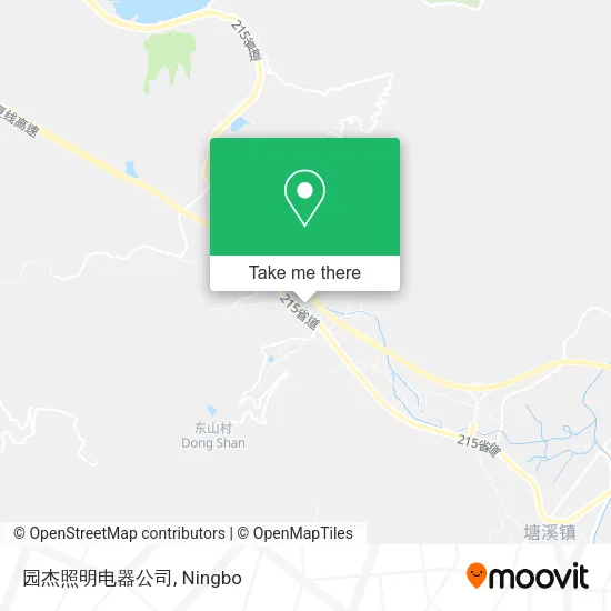 园杰照明电器公司 map