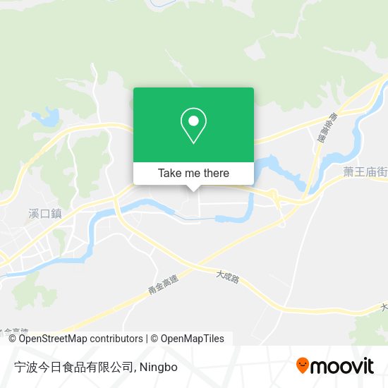 宁波今日食品有限公司 map