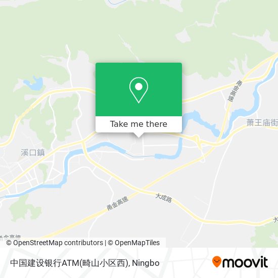 中国建设银行ATM(畸山小区西) map