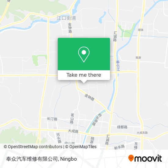 奉众汽车维修有限公司 map