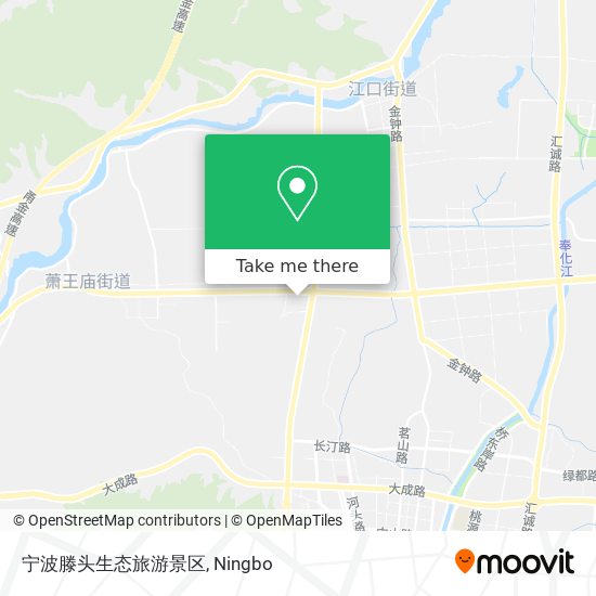 宁波滕头生态旅游景区 map