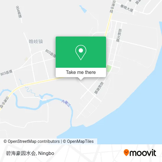碧海豪园水会 map