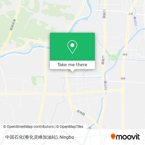 中国石化(奉化灵峰加油站) map