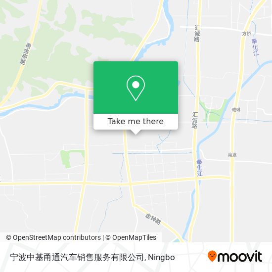 宁波中基甬通汽车销售服务有限公司 map