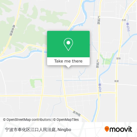 宁波市奉化区江口人民法庭 map