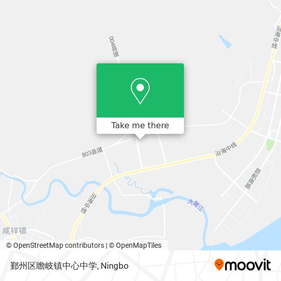鄞州区瞻岐镇中心中学 map