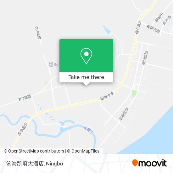 沧海凯府大酒店 map