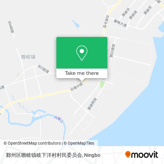 鄞州区瞻岐镇岐下洋村村民委员会 map