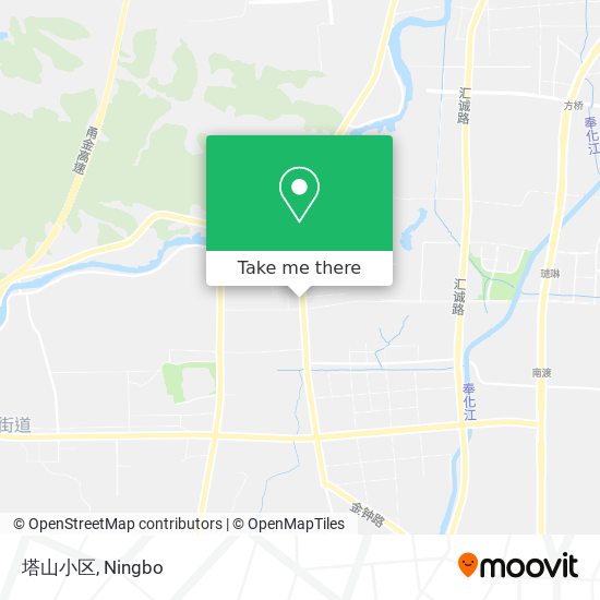 塔山小区 map