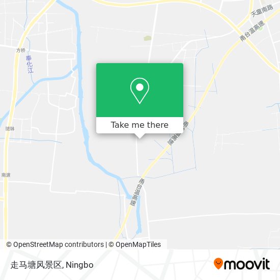 走马塘风景区 map