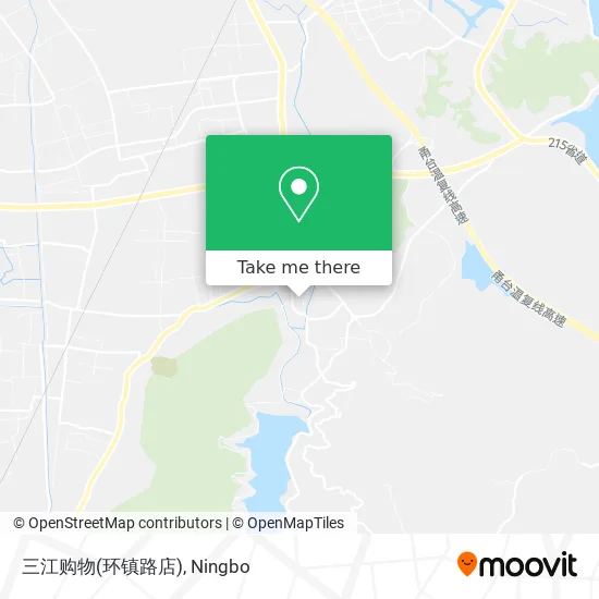 三江购物(环镇路店) map