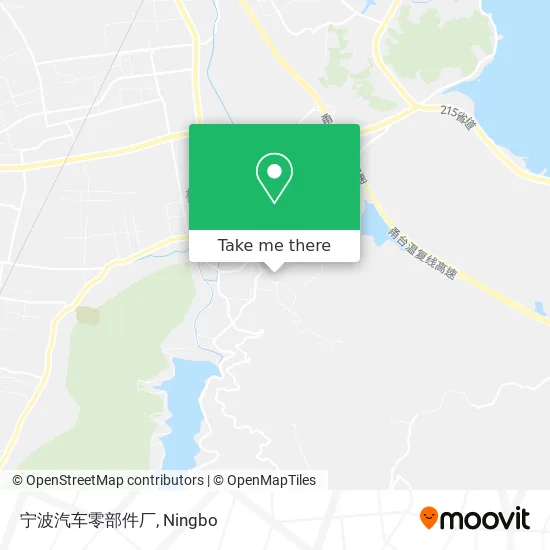 宁波汽车零部件厂 map