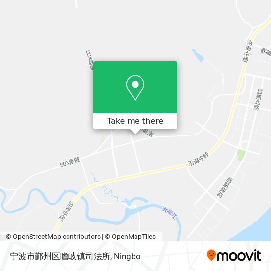 宁波市鄞州区瞻岐镇司法所 map
