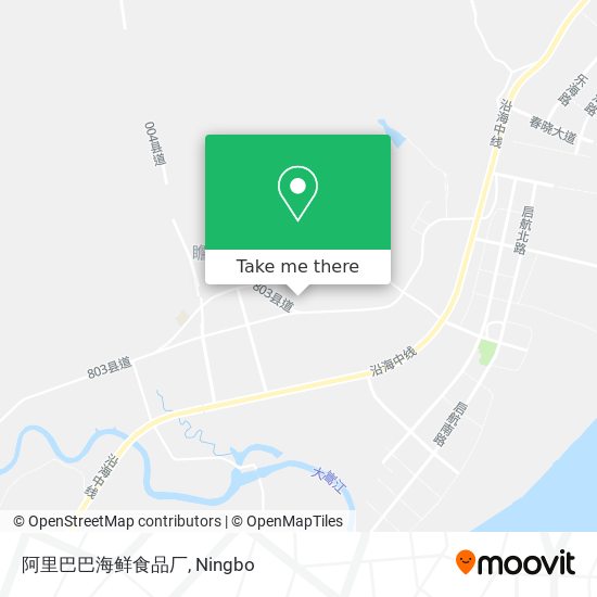 阿里巴巴海鲜食品厂 map