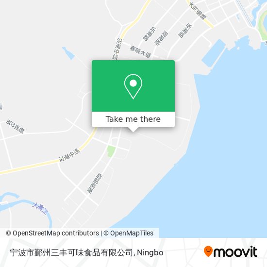 宁波市鄞州三丰可味食品有限公司 map