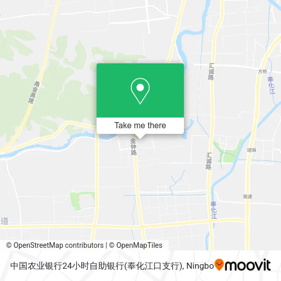 中国农业银行24小时自助银行(奉化江口支行) map