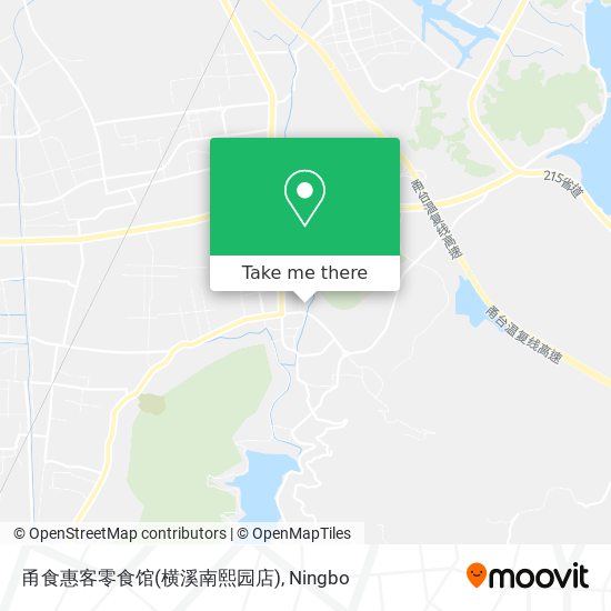 甬食惠客零食馆(横溪南熙园店) map