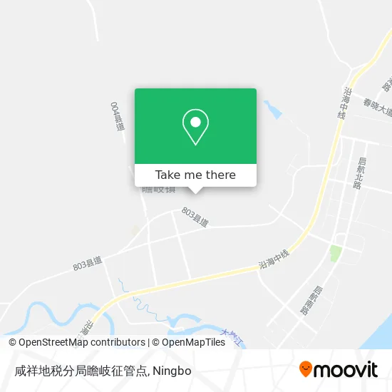 咸祥地税分局瞻岐征管点 map