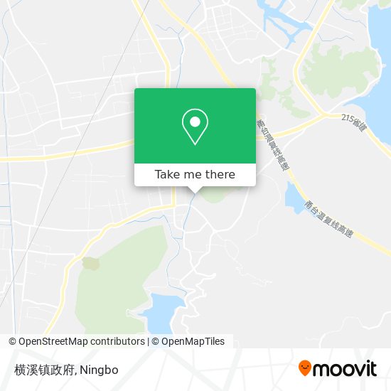 横溪镇政府 map