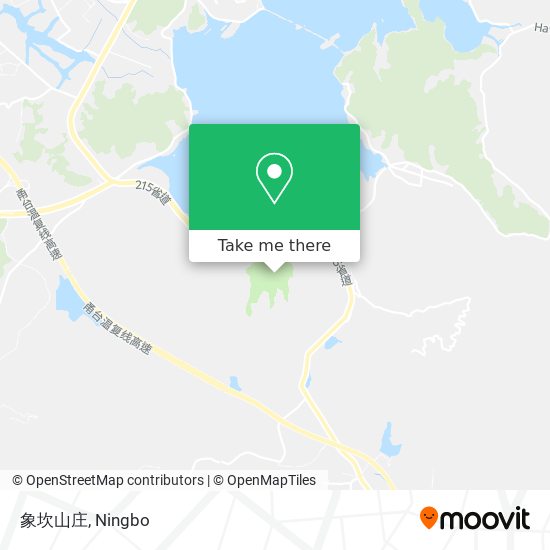 象坎山庄 map