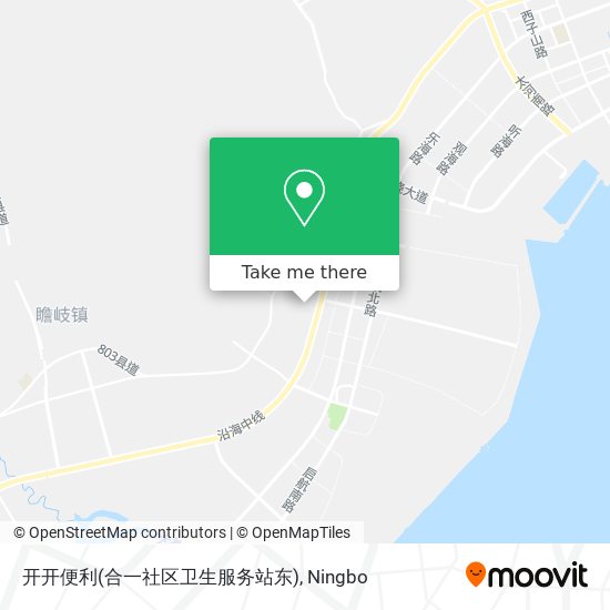 开开便利(合一社区卫生服务站东) map
