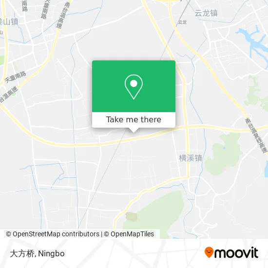 大方桥 map