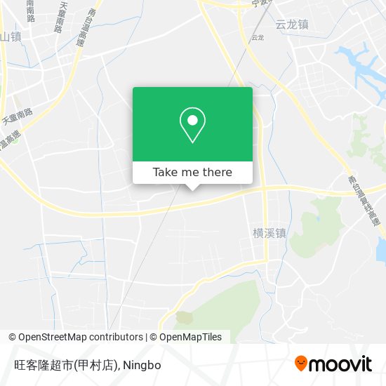 旺客隆超市(甲村店) map