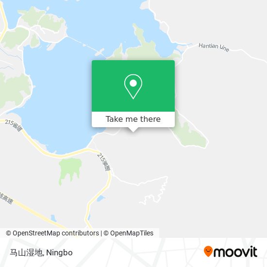 马山湿地 map