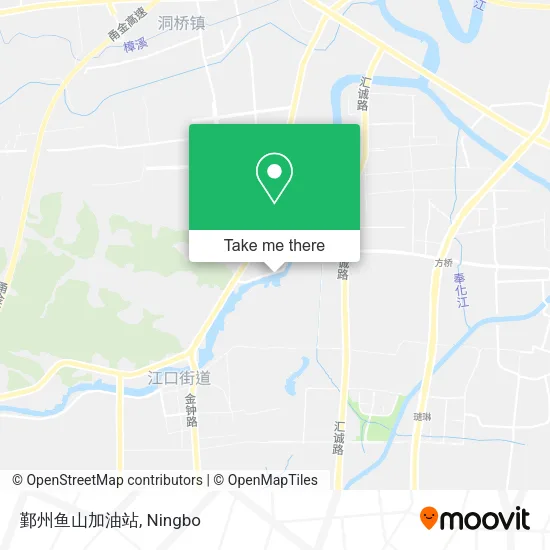 鄞州鱼山加油站 map