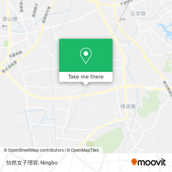 怡然女子理容 map