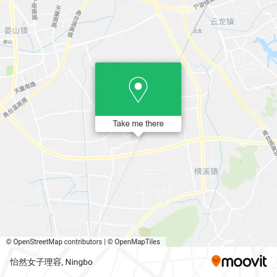 怡然女子理容 map
