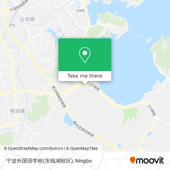 宁波外国语学校(东钱湖校区) map
