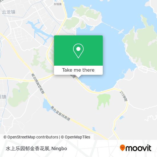 水上乐园郁金香花展 map