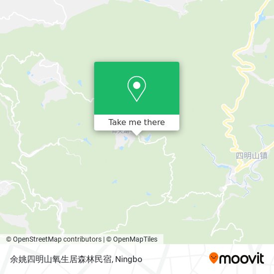 余姚四明山氧生居森林民宿 map