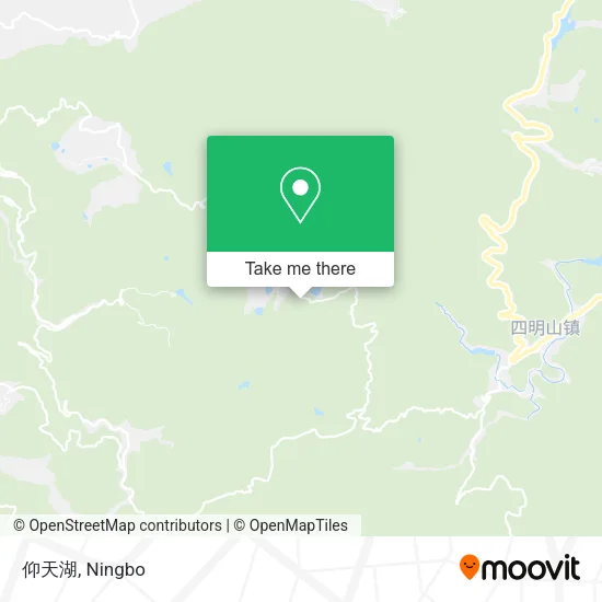 仰天湖 map
