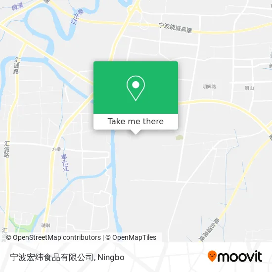 宁波宏纬食品有限公司 map