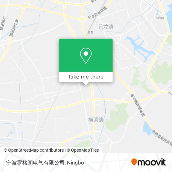 宁波罗格朗电气有限公司 map
