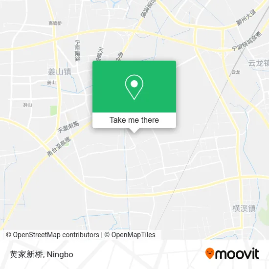 黄家新桥 map