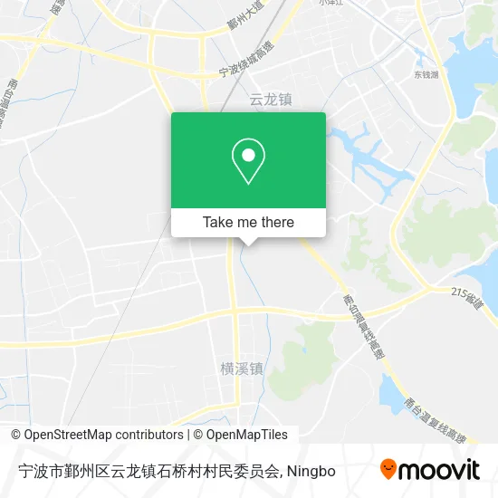 宁波市鄞州区云龙镇石桥村村民委员会 map