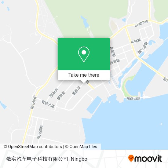敏实汽车电子科技有限公司 map