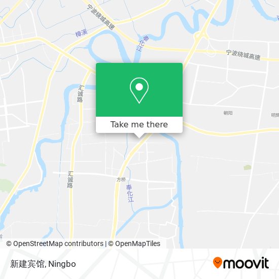 新建宾馆 map