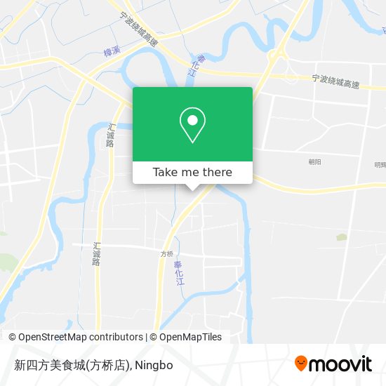 新四方美食城(方桥店) map