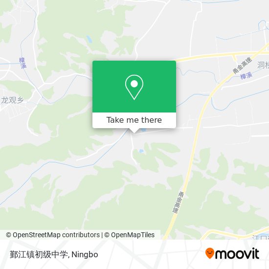 鄞江镇初级中学 map
