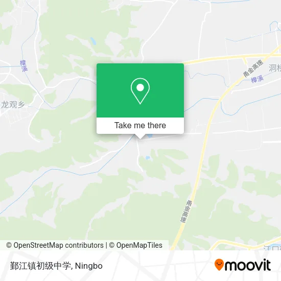 鄞江镇初级中学 map
