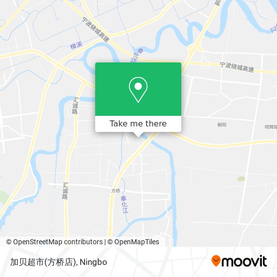 加贝超市(方桥店) map