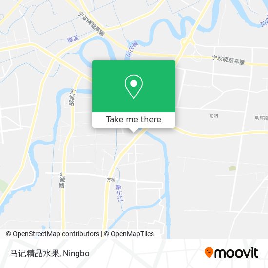马记精品水果 map
