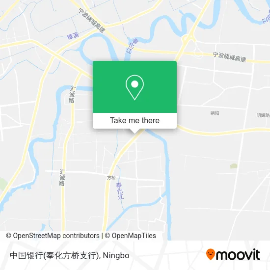 中国银行(奉化方桥支行) map