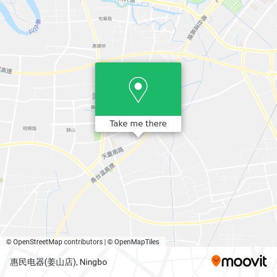 惠民电器(姜山店) map