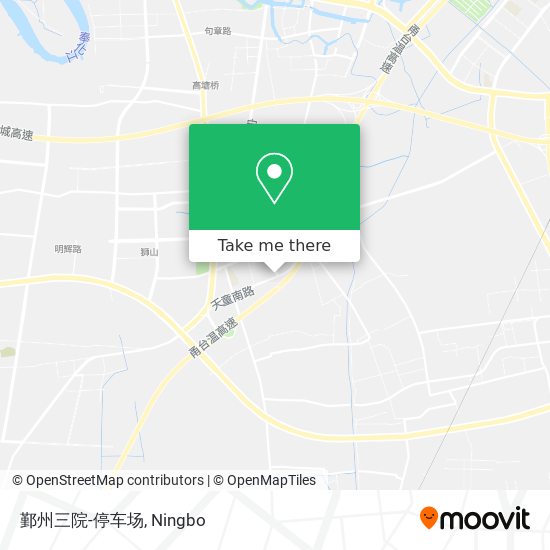 鄞州三院-停车场 map